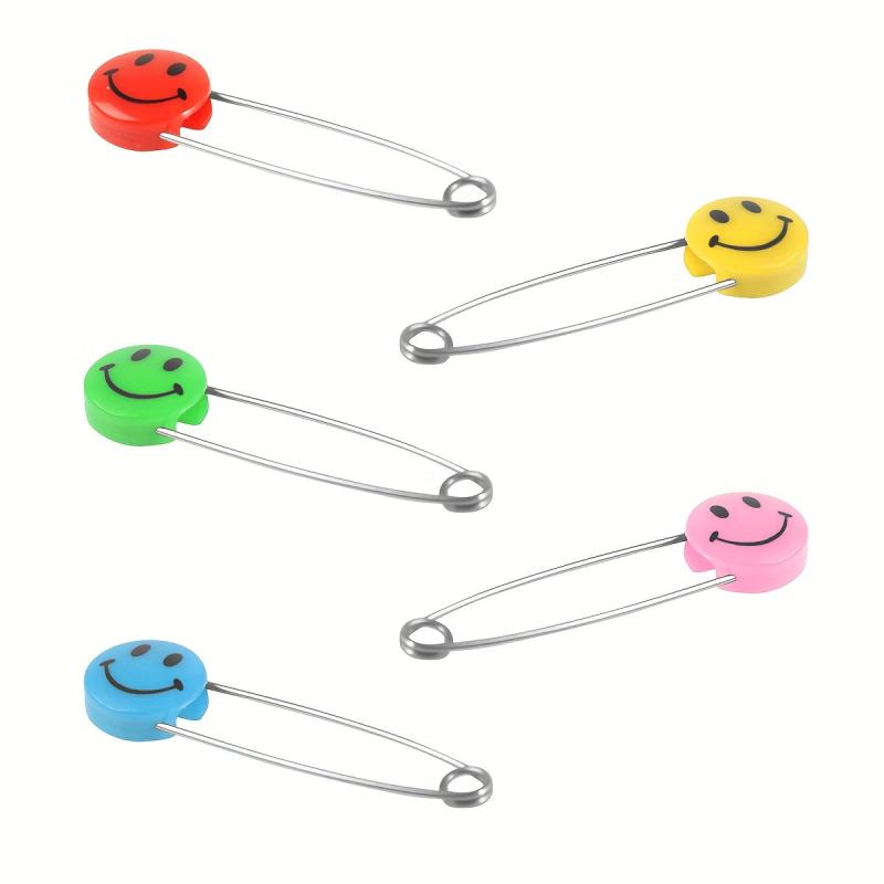 10pcs Stainless Steel Safety Pins for Baby Diapers