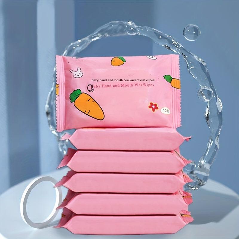 Baby Wet Wipes 10-Pack, 5 Specific Packs