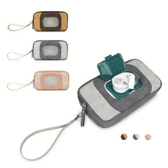 Portable Baby Wipe Dispenser Refillable Wet Wipe Holder