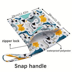 2pcs Large Size Women's Sanitary Napkin Diaper Pad Storage Bag