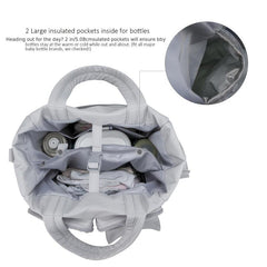 One Shoulder Mommy Bag Portable Waterproof Insulation Bag