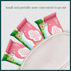 Small Baby Wipes Bag 10 Count Portable Wet Tissue Newborn Children