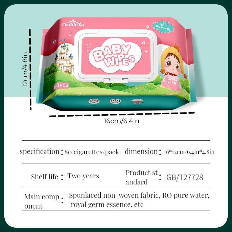 Small Baby Wipes Bag 10 Count Portable Wet Tissue Newborn Children