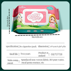 Small Baby Wipes Bag 10 Count Portable Wet Tissue Newborn Children