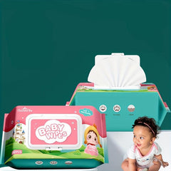 Small Baby Wipes Bag 10 Count Portable Wet Tissue Newborn Children