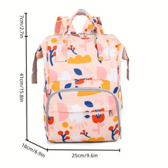 Printed Backpack Mommy Bag Large Capacity
