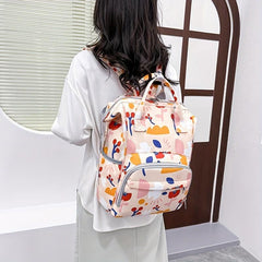 Printed Backpack Mommy Bag Large Capacity