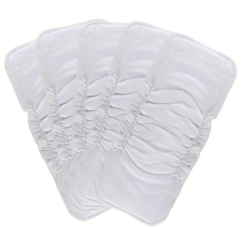 5pcs Bamboo Cotton Cloth Diaper Inserts 5 Layers
