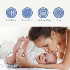 5pcs Bamboo Cotton Cloth Diaper Inserts 5 Layers