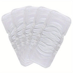 5pcs Bamboo Cotton Cloth Diaper Inserts 5 Layers