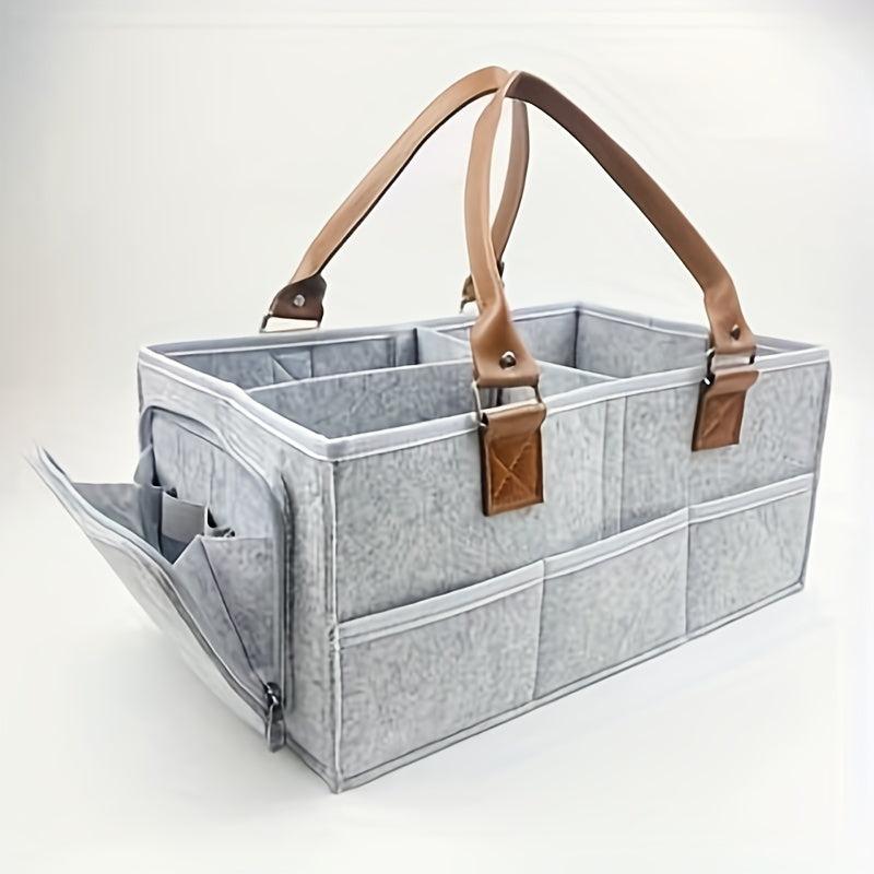 Felt Diaper Bag Storage Bag Travel Hand held Mommy Mother And B