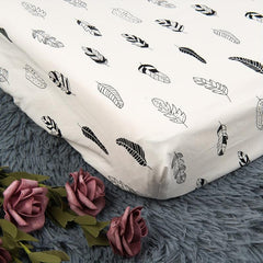 Organic Cotton Baby Changing Pad Cover Soft Light
