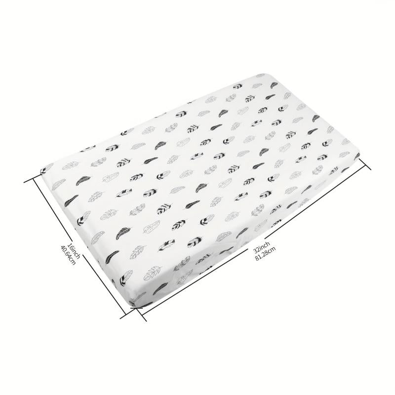 Organic Cotton Baby Changing Pad Cover Soft Light