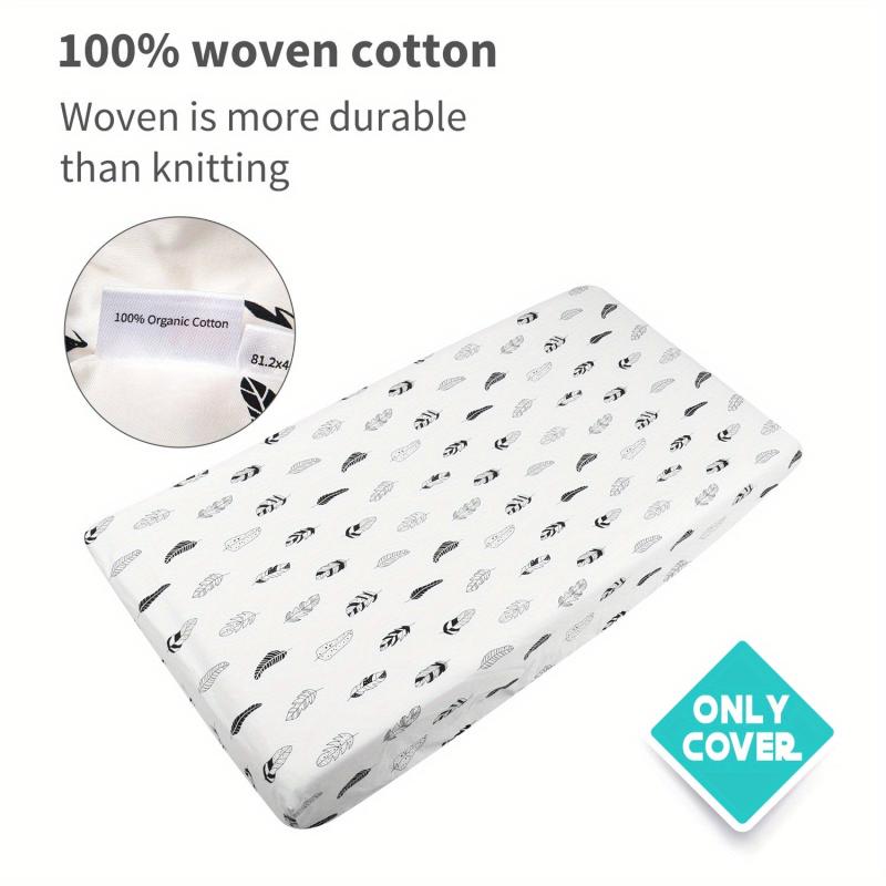 Organic Cotton Baby Changing Pad Cover Soft Light