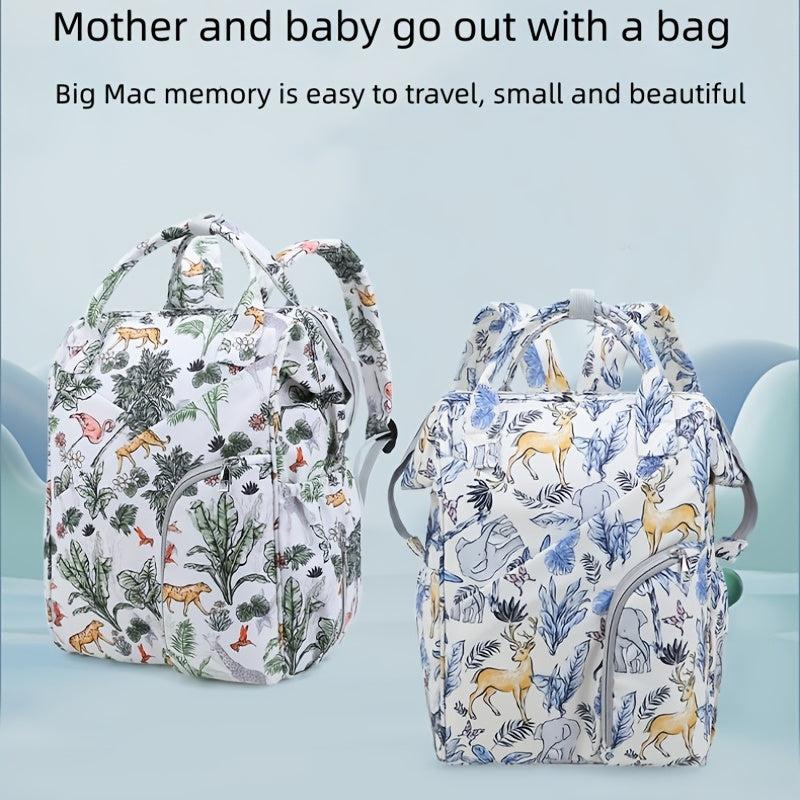 Stylish Mommy Bag with Large Capacity, Waterproof, Anti-theft Backpack