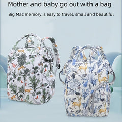 Stylish Mommy Bag with Large Capacity, Waterproof, Anti-theft Backpack