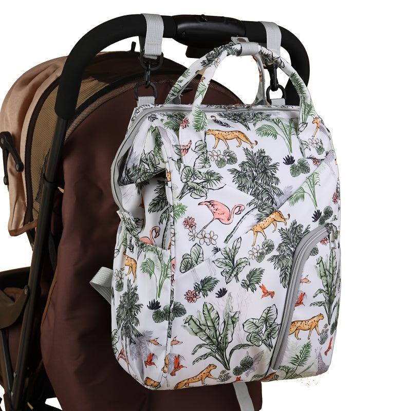 Stylish Mommy Bag with Large Capacity, Waterproof, Anti-theft Backpack