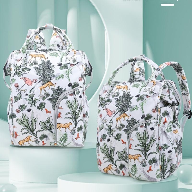 Stylish Mommy Bag with Large Capacity, Waterproof, Anti-theft Backpack