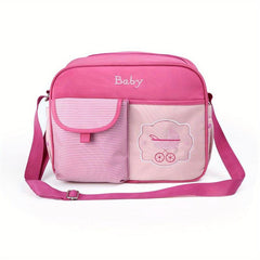Cartoon Bear Stroller Pattern Mommy Bag Waterproof Large Capacity