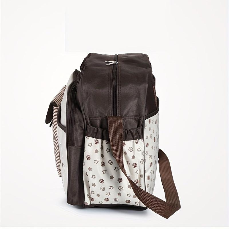 Cartoon Bear Stroller Pattern Mommy Bag Waterproof Large Capacity