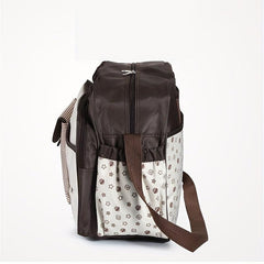 Cartoon Bear Stroller Pattern Mommy Bag Waterproof Large Capacity