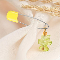 6 Colors Stainless Steel Diaper Pins 2.5 Safety Lock Closure