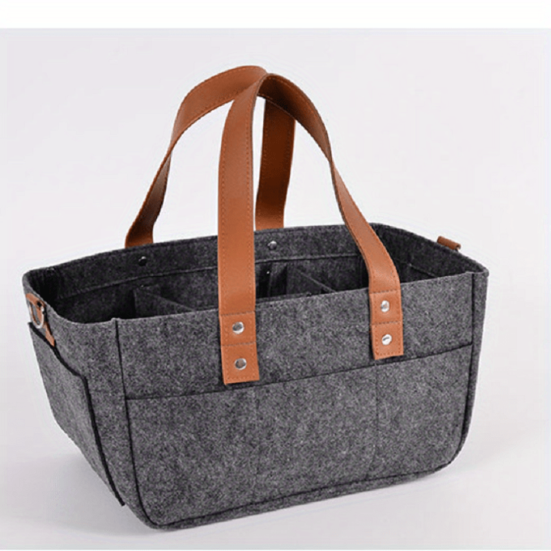 Large Capacity Felt Diaper Bag Baby Travel Mommy Handbag