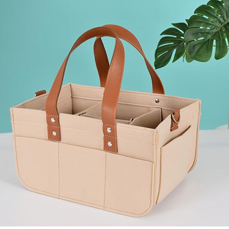 Large Capacity Felt Diaper Bag Baby Travel Mommy Handbag