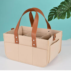 Large Capacity Felt Diaper Bag Baby Travel Mommy Handbag