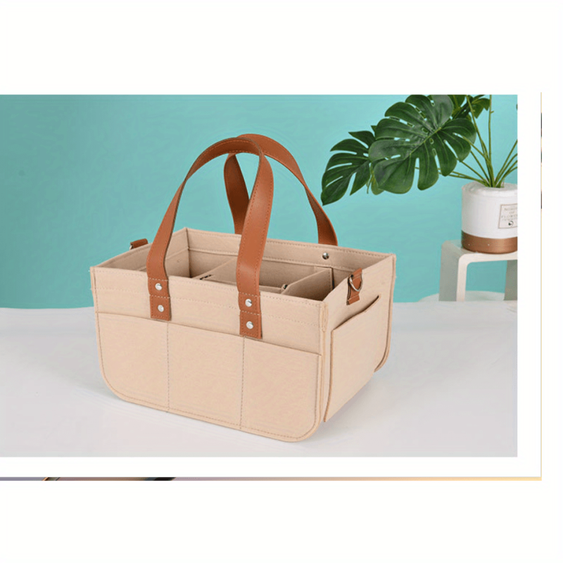 Large Capacity Felt Diaper Bag Baby Travel Mommy Handbag
