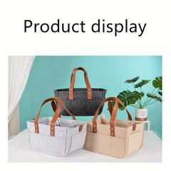 Large Capacity Felt Diaper Bag Baby Travel Mommy Handbag
