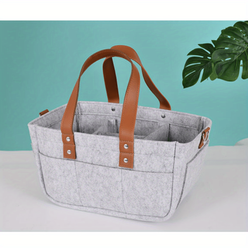 Large Capacity Felt Diaper Bag Baby Travel Mommy Handbag