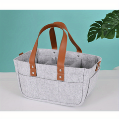 Large Capacity Felt Diaper Bag Baby Travel Mommy Handbag
