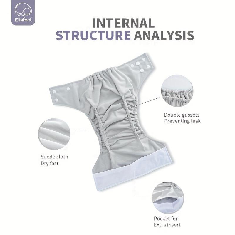 Adjustable Waterproof Reusable Baby Cloth Diaper