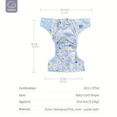 Adjustable Waterproof Reusable Baby Cloth Diaper