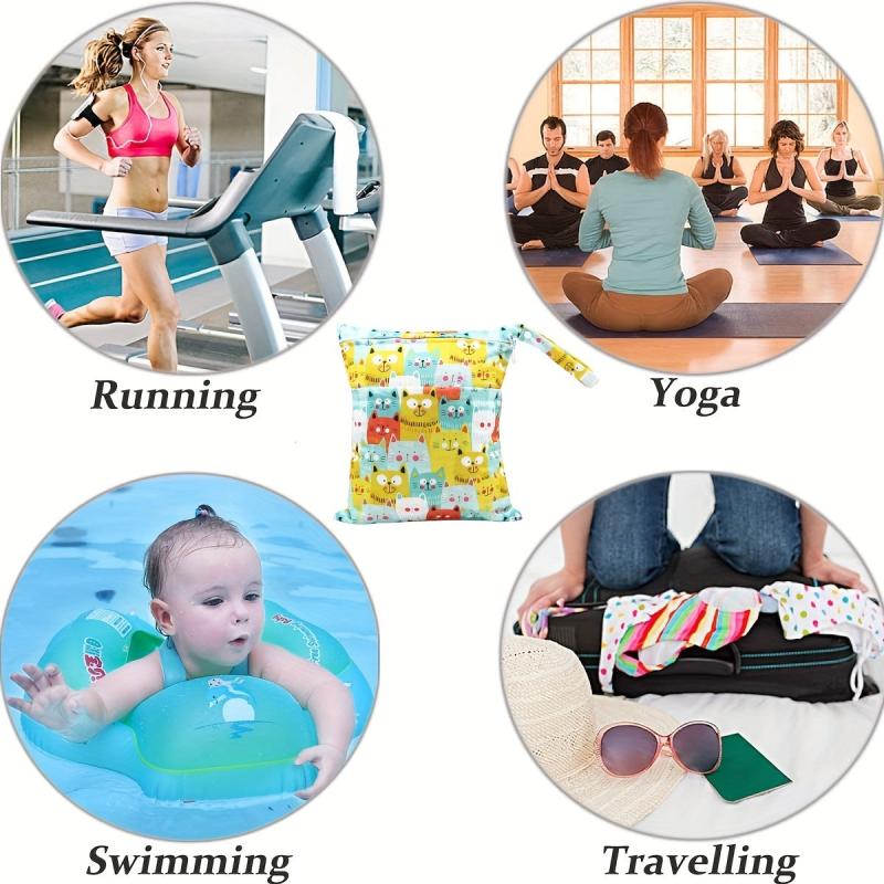 Reusable Wet Dry Bag Cloth Diapers Breast Pump Pool Gym Stroller