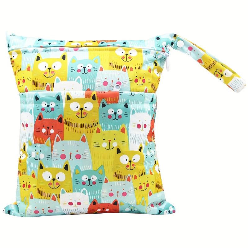 Reusable Wet Dry Bag Cloth Diapers Breast Pump Pool Gym Stroller
