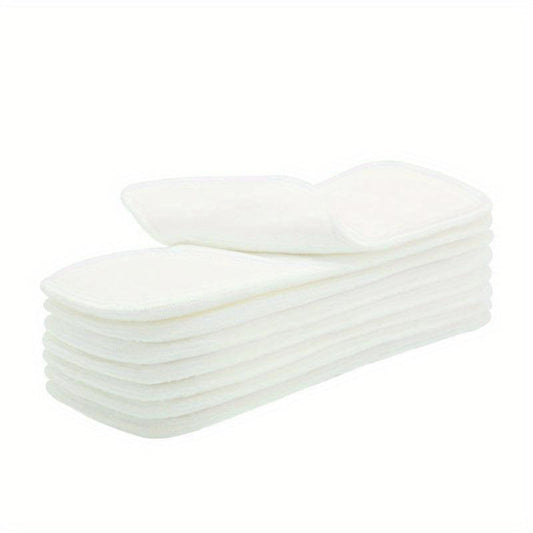 5pcs Washable Diaper Pad 3 Layers Baby Cloth Diaper Ultra Fine Absorbent