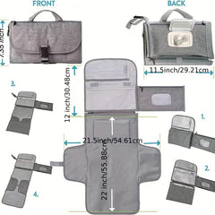 Portable Diaper Pad Waterproof Bag Stroller Bag