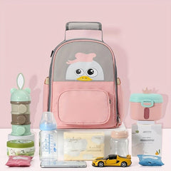 Functional Mommy Bag Lightweight Shoulder Backpack For Mother And Baby