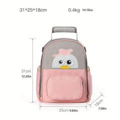 Functional Mommy Bag Lightweight Shoulder Backpack For Mother And Baby