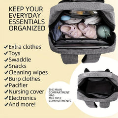 Waterproof Diaper Bag Backpack for Moms