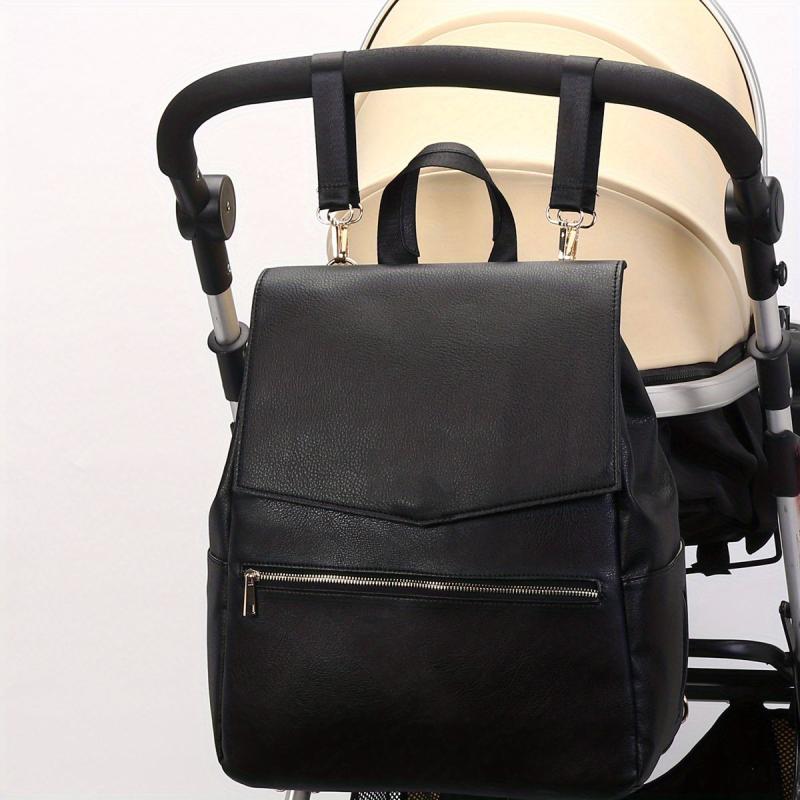Stylish PU Mommy Bag Waterproof Shoulder Bag Large Capacity