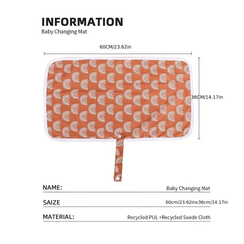 Waterproof Baby Changing Pad Eco-Friendly Diaper Mat