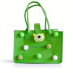 Baby Full Moon Gift Felt Tote Bag - 29.97 x 20.07 x 18.03cm