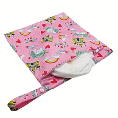 Unicorn Print Wet Bag 27x30cm