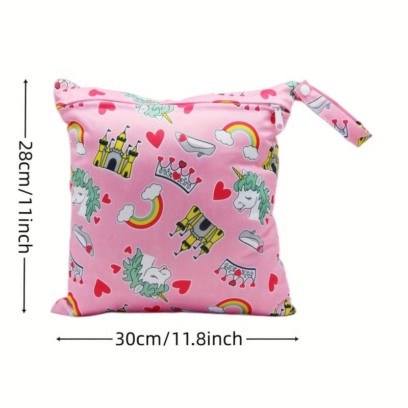 Unicorn Print Wet Bag 27x30cm