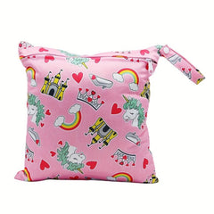 Unicorn Print Wet Bag 27x30cm