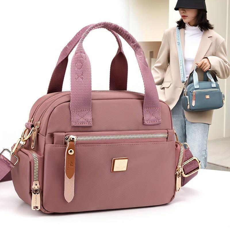 Nylon Cloth Lightweight Large Capacity Women's Shoulder Bag