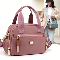 Nylon Cloth Lightweight Large Capacity Women's Shoulder Bag